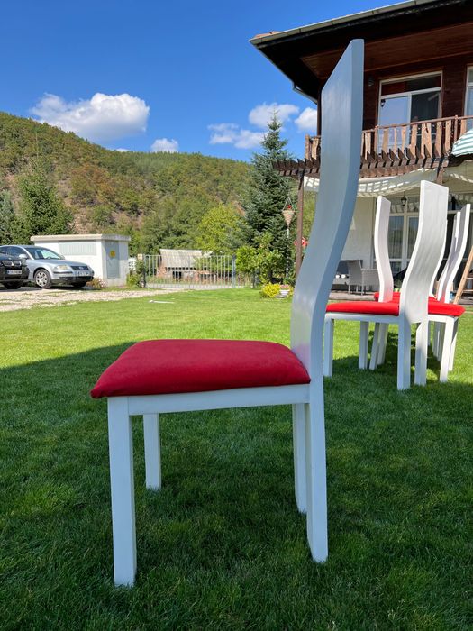 Комплект 6 масивни стола