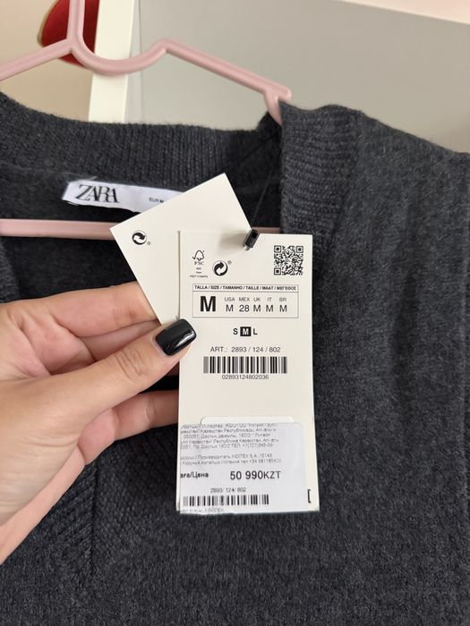 Шерстяное платье ZARA новое