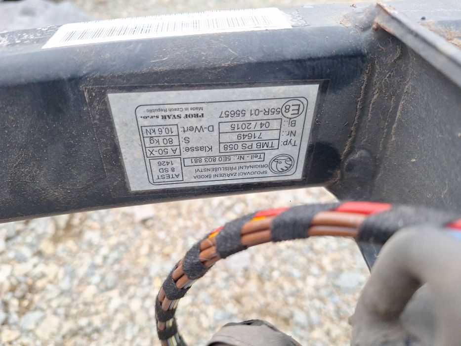 Carlig remorcare Skoda Octavia 3 cu modul proză dar fără cui