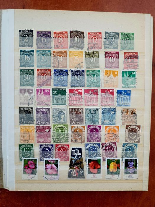 Clasor timbre 12 pagini,  Germania.
