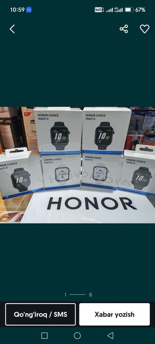Honor smart watch sotiladi yangi
