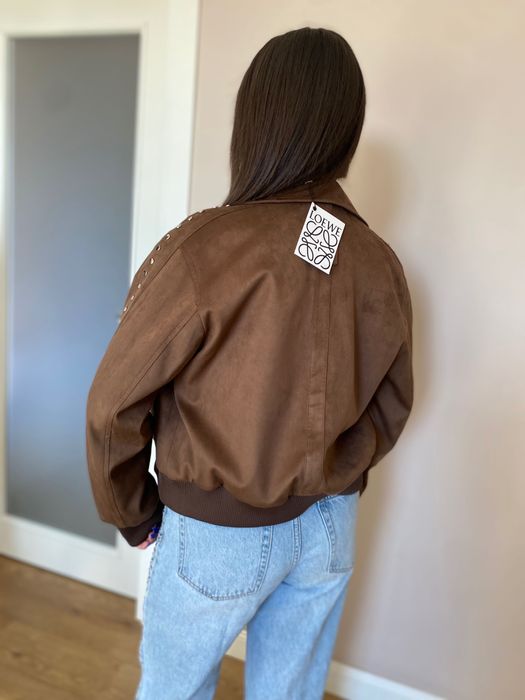 Geacă damă Loewe, piele Suede