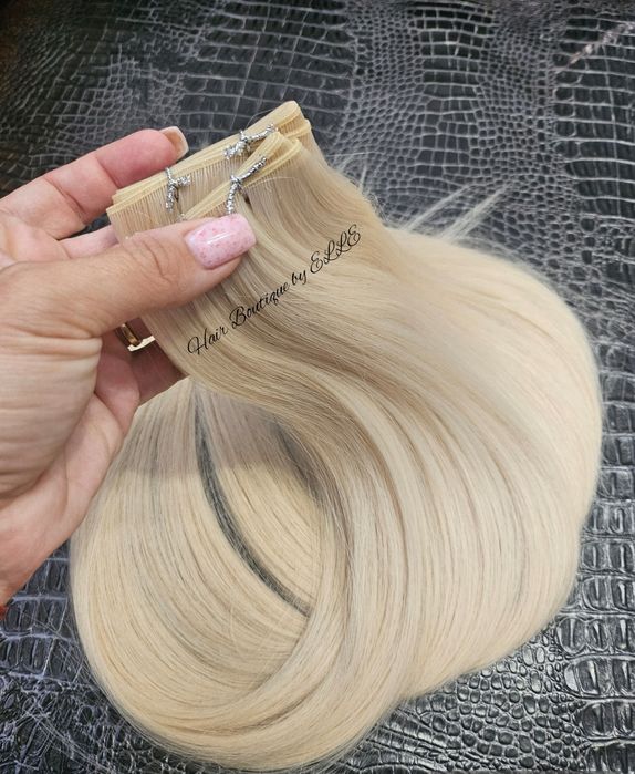 Славянска естествена коса + ПОДАРЪК