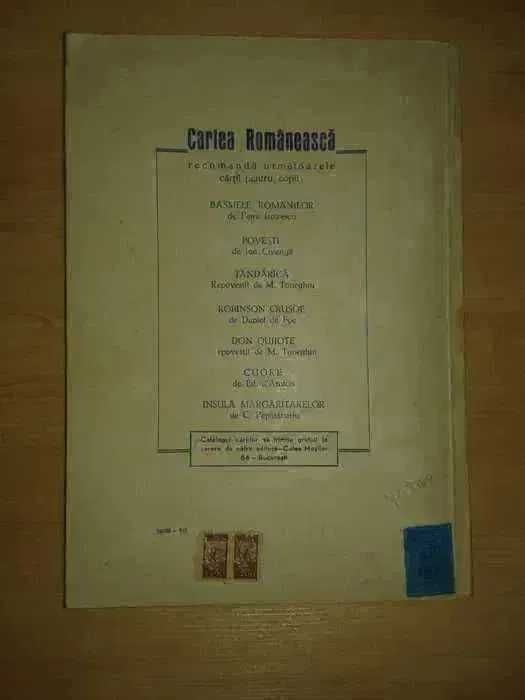 Zanele din Valea Cerbului carte veche de colectie