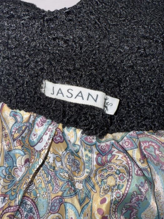 Тедди пальто черное S размер