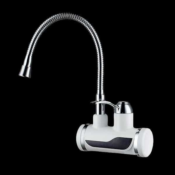 Проточен бойлер и смесител 3000W с дисплей,стоящ или стенен монтаж,душ