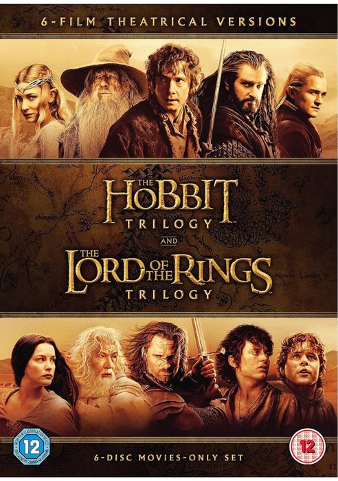 Filme The Lord Of The Rings / The Hobbit DVD BoxSet Originale