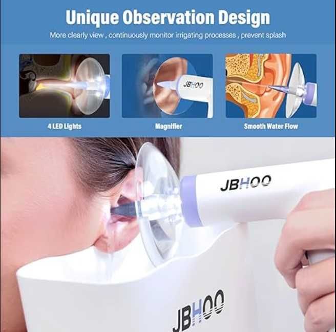 Set de curatare a urechilor, 4 moduri de presiune