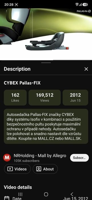 Cybex Pallas fix
