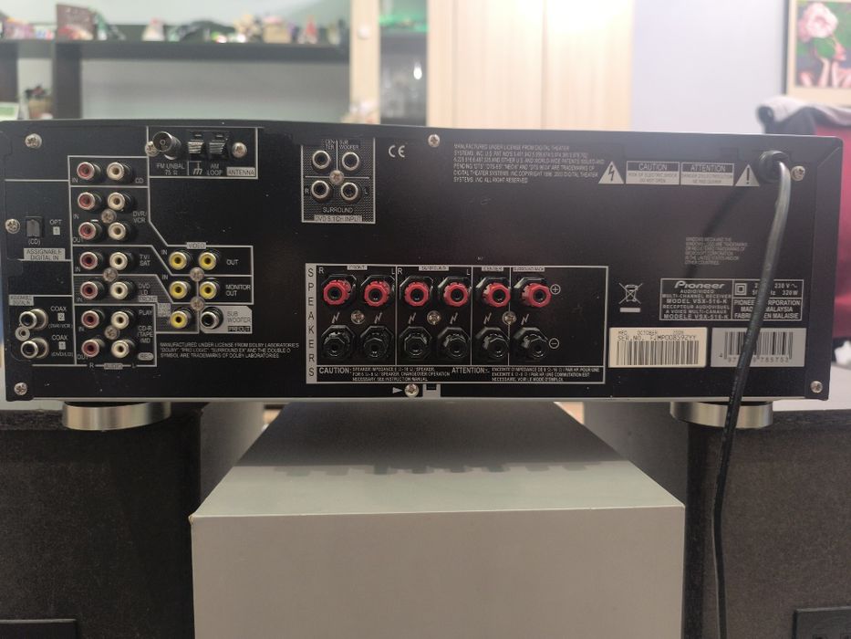 Аудио система-ресийвър, тонколони и субуфер