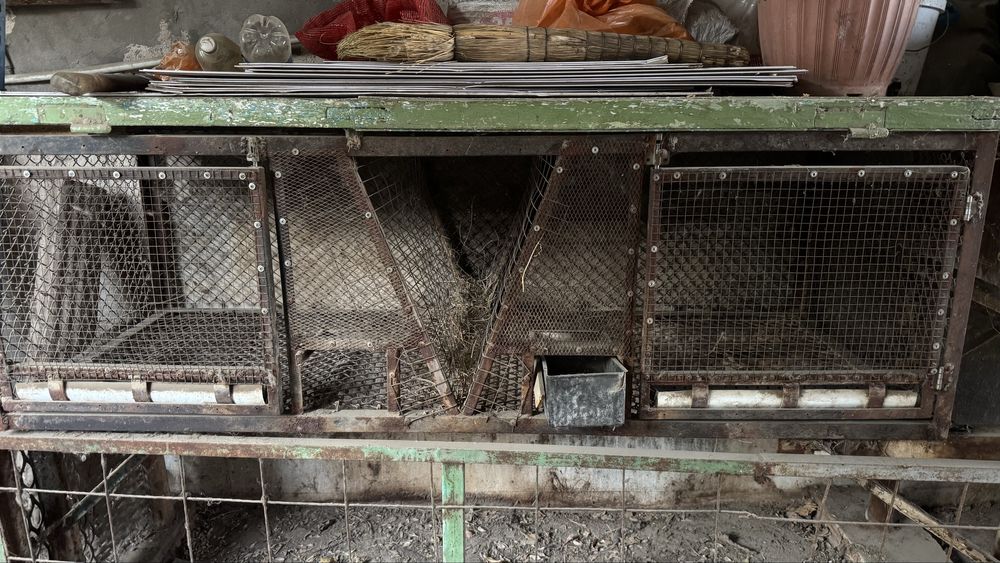 Продам метал клетки для кроликов