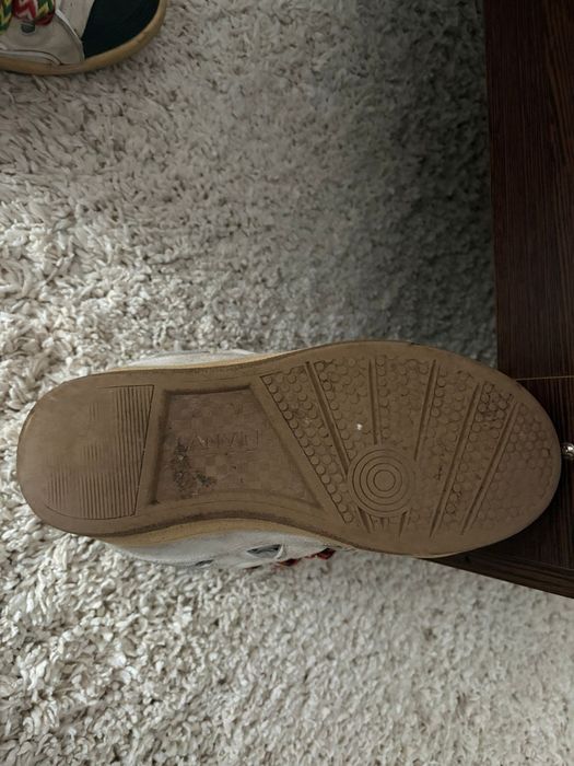 Lanvin curb - White Ivory mărime 43