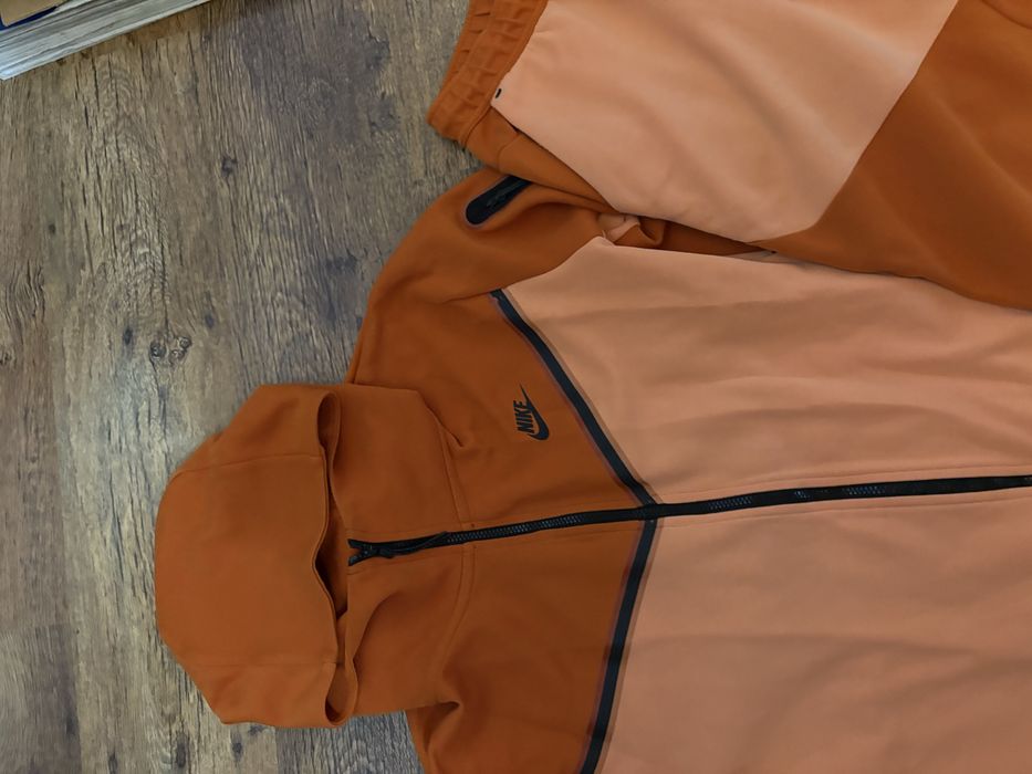 Nike tech fleece orange оранжев анцунг тек L