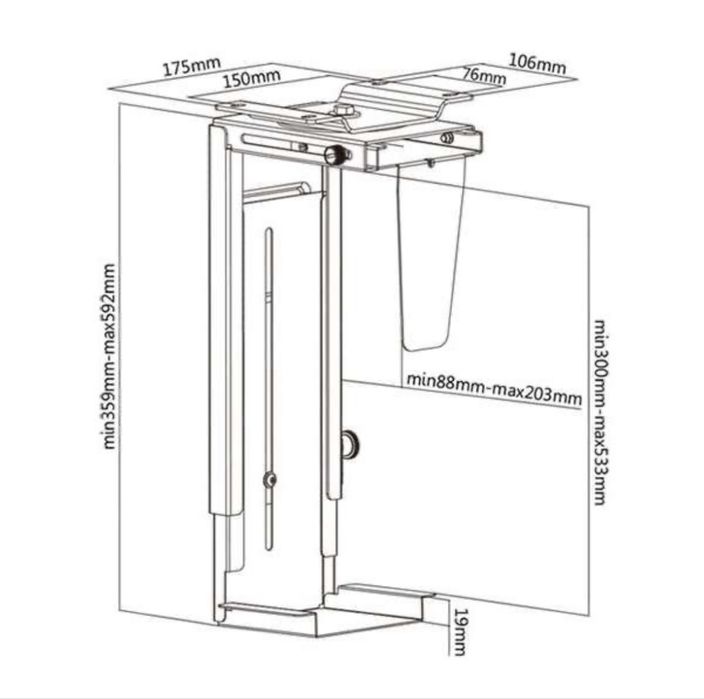 Кронштейн для процессора компьютера CPU holder