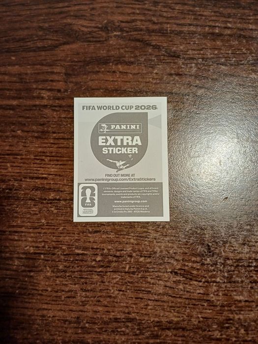 Sticker Panini World Cup-Lionel Messi extra sticker bronze