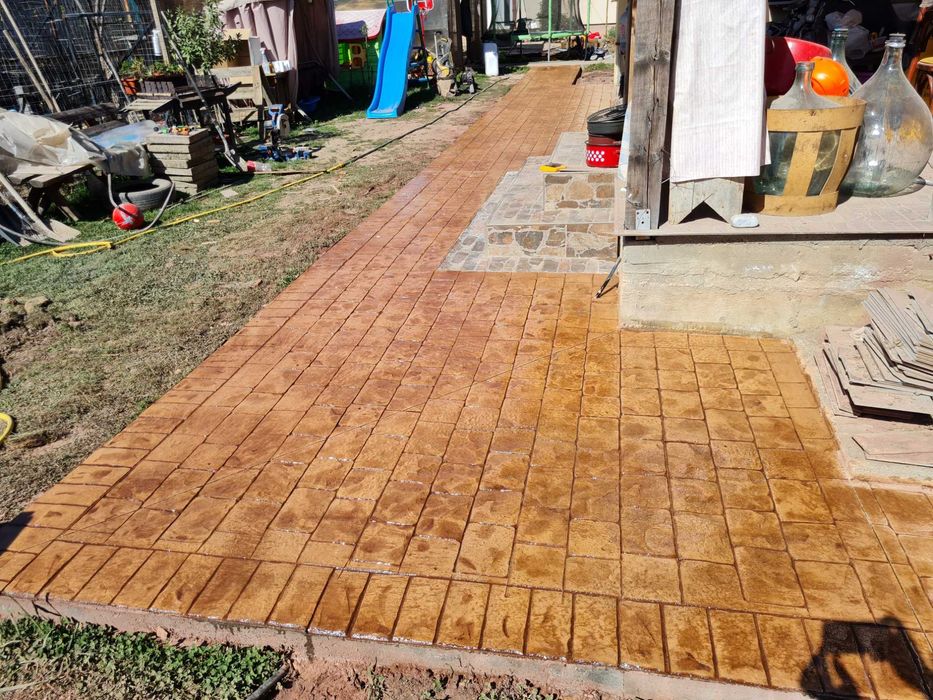 Beton amprentat Slatina