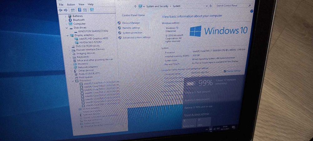 Laptop DELL E6430 i7-3520M/16Gb/250Gb SSD/Win 10/Bat 1H