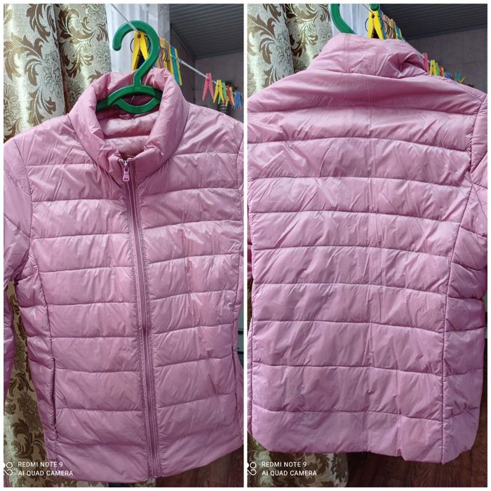 Пуховики тонкие и плащ 7-9 и 10-12 лет.Цена за один