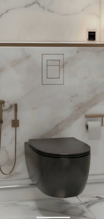 Бутон за вградена тоалетна Grohe,за бутони от плочка.