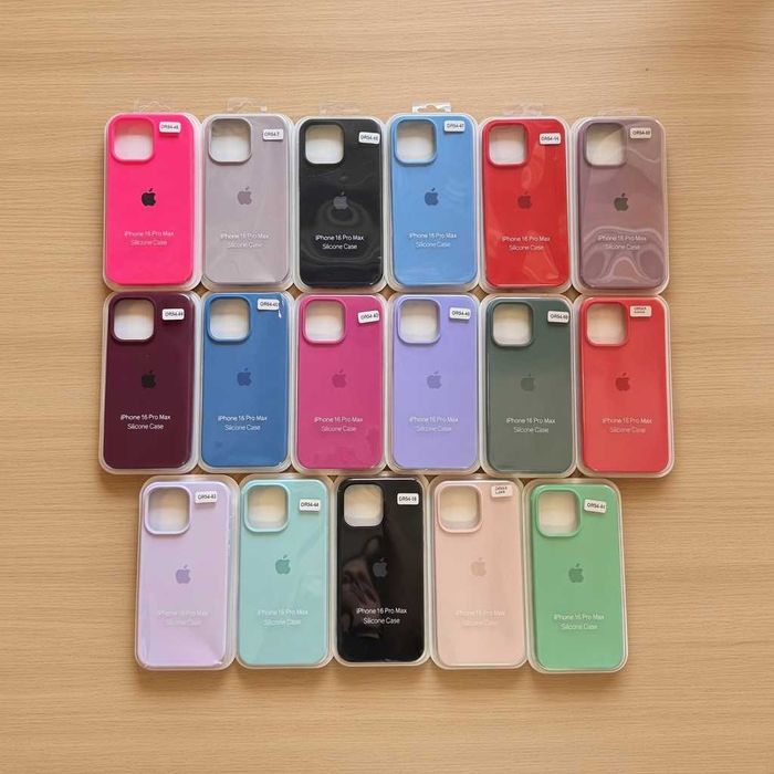 Apple Case Силиконов Кейс за iPhone 17 Pro Max 17 Air 16 Pro Max 15 Pro Max 14 Pro Max 13 Pro Max