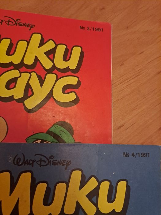 Стари списания на барбароните и Мики Маус