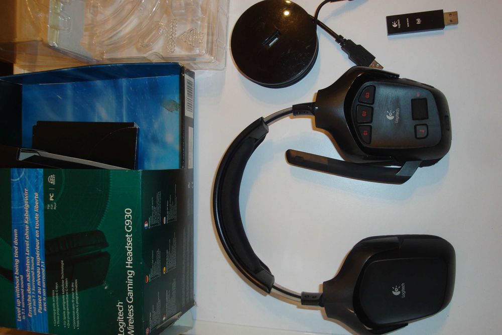 casti logitech G930 Gaming 7.1 dolbi digital activ stick manual suport