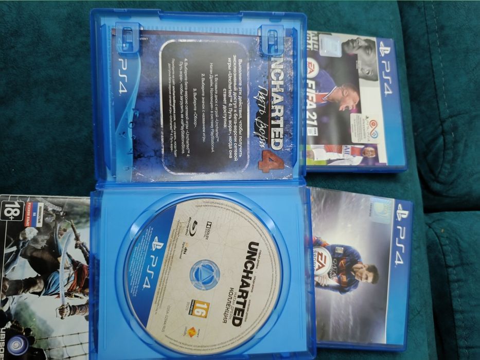 Игры Ps 4 Assasin, Uncharted, Fifa
