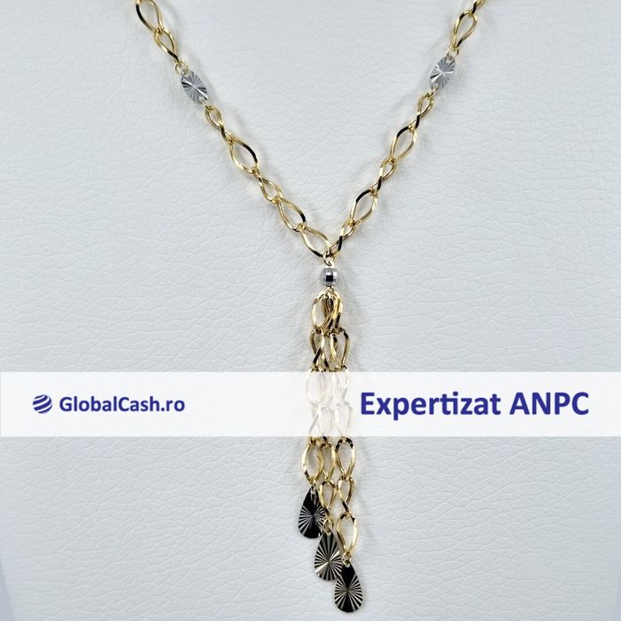 Lant cu pandantiv din aur de 14k, 5.31g | GlobalCash.ro #DR115760