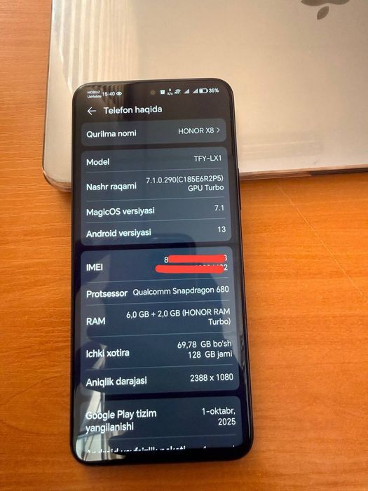 Honor X8 – Ideal holatda