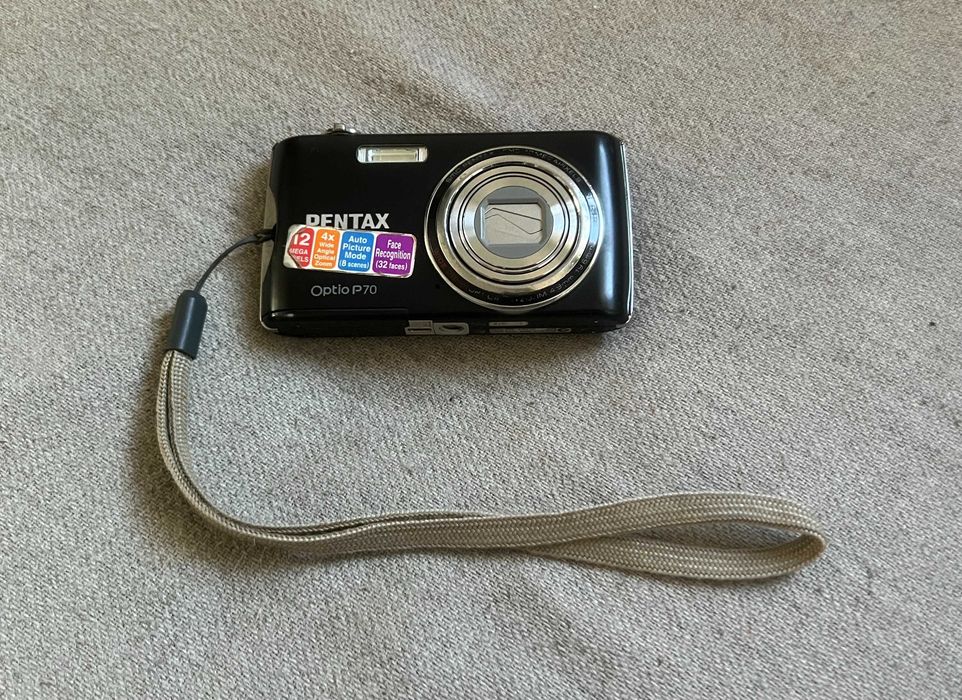 Aparat foto digital Pentax Optio P70 12MP zoom optic defect