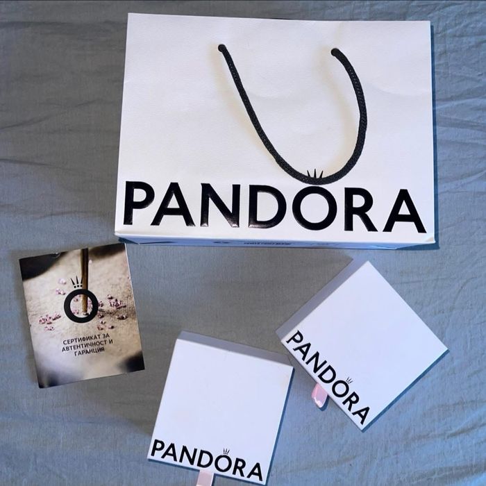Обеци Pandora със сертификат