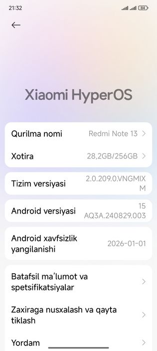 Xiaomi_Redmi Not 13
