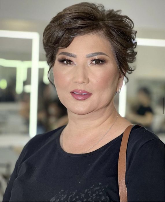 Макияж прическа