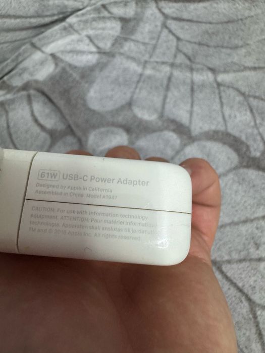 Vand Incarcator apple A1947, 61W, fara cablu.