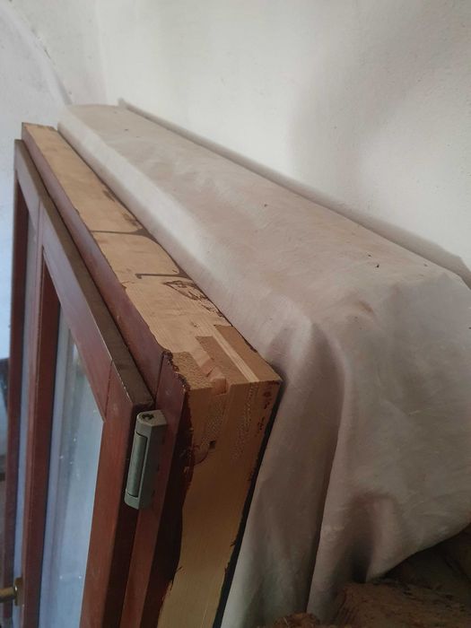 Fereastră termopan lemn 110,5x174,5cm, 2 canate