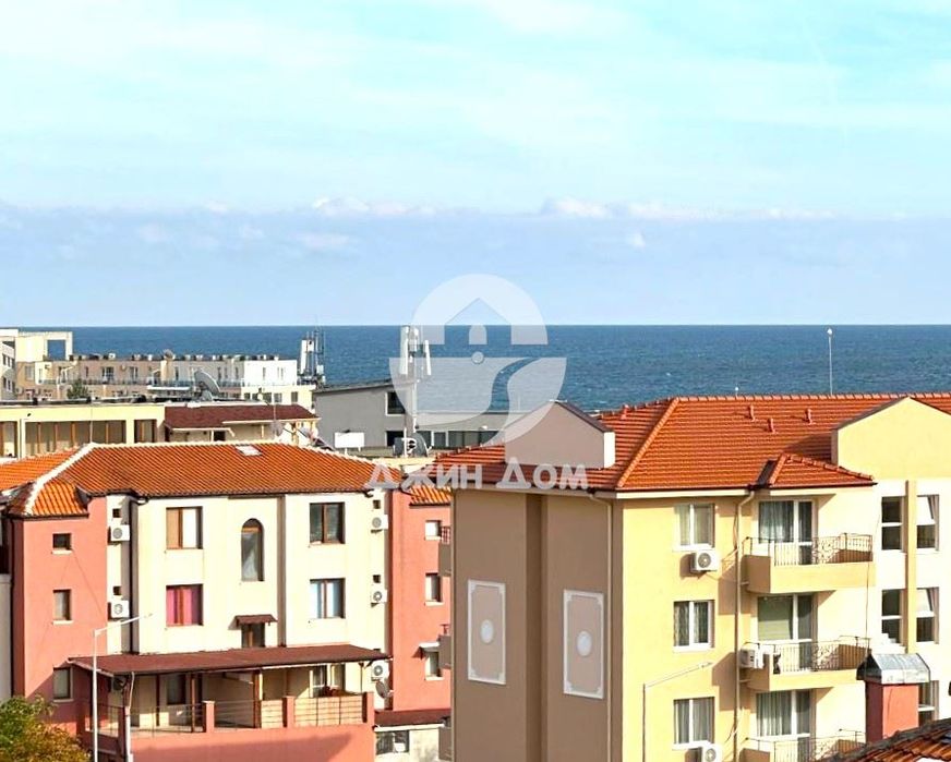 Двустаен апартамент с ГЛЕДКА МОРЕ в к-с „Елитония Гардънс 1“, с. Равда