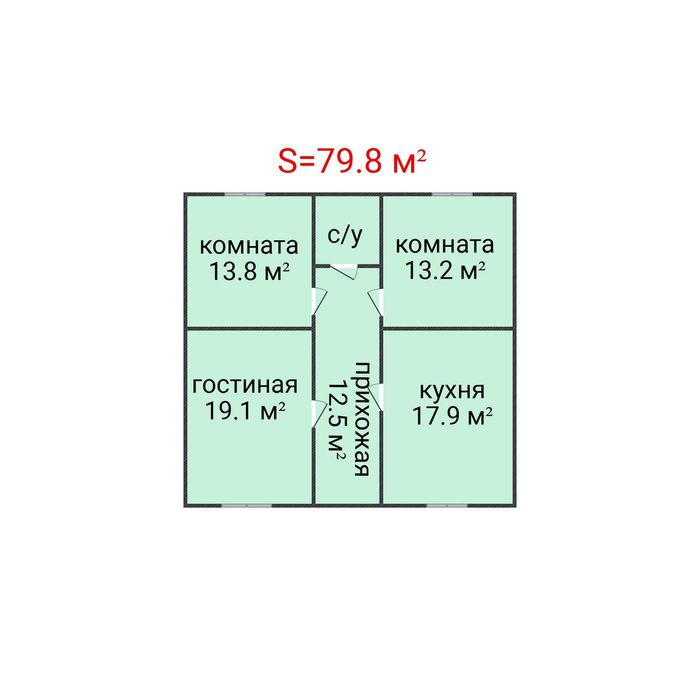 Продажа дома 3 комнаты г. Тобыл