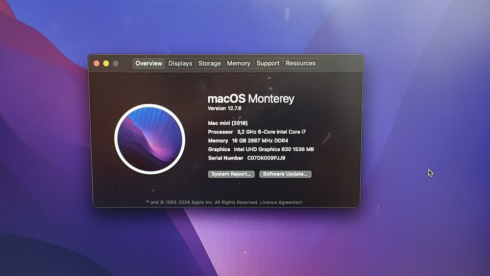 Mac mini 2018 A1993
