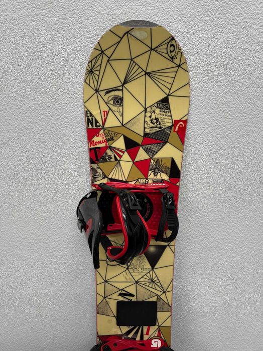 placa snowboard head tribute rocka L152cm