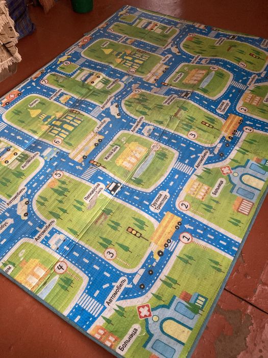 Коврик ковер теплый