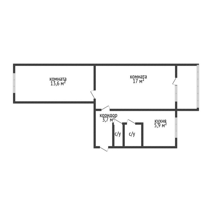 2х комнатная 9 микрорайон