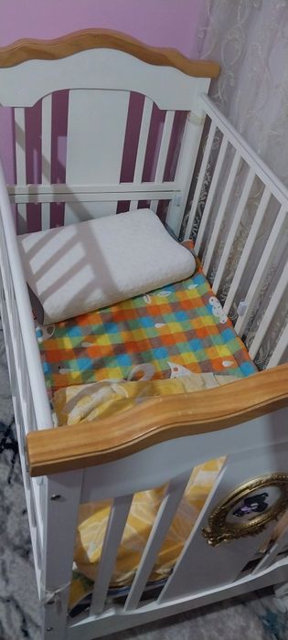 Детский кровать белый