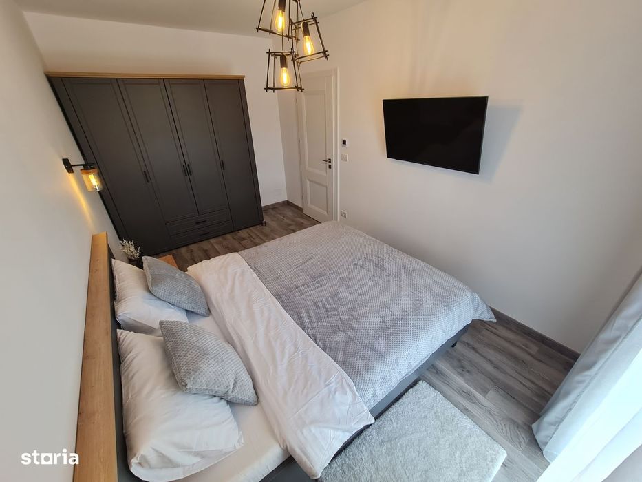 Inchiriez ap.2 camere ADORA PARK 7, NOU, Lux,Parcare, 2Smart Tv,Balcon