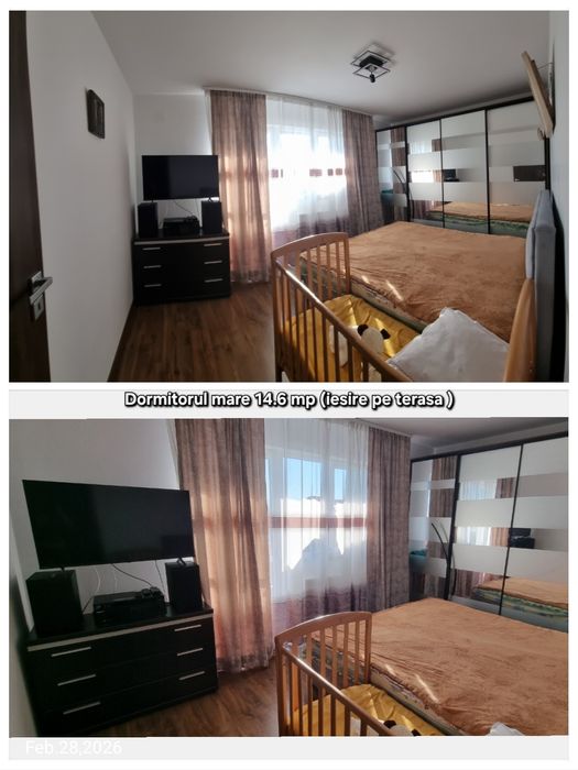 Proprietar vand apartament 3 cam 93mp+ 29mp terasa si balcoane