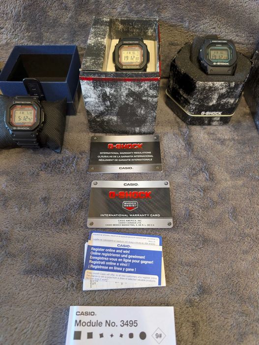 Разпродажба на часовници от лична колекция - Casio G-Shock, Pro Trek и Citizen