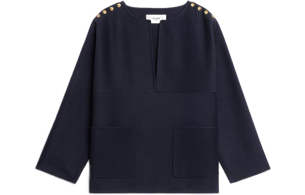 Palton oversize din amestec de lana și casmir Massimo Dutti