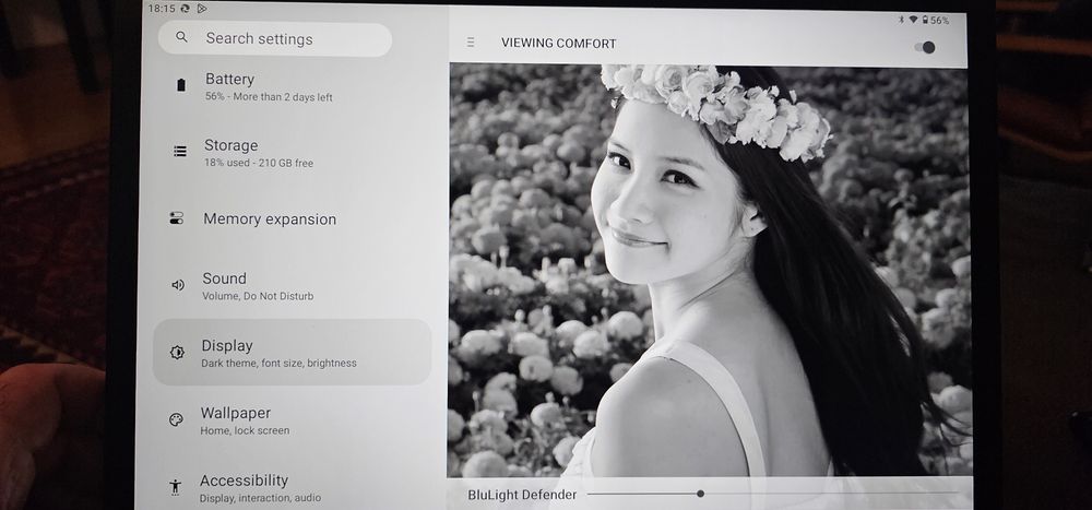 Tabletă  android/ monitor portabil NXTPaper2k de 14 inch nouă la cutie cu ecran paparfeel/ paperlike ebook de la TCL