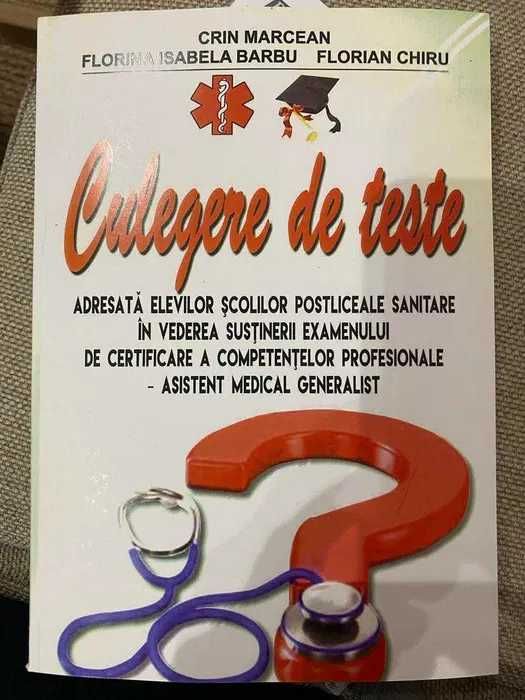 Tratat de ingrijiri medicale vol 1, 2,3 +Culegere de teste C. Marcean