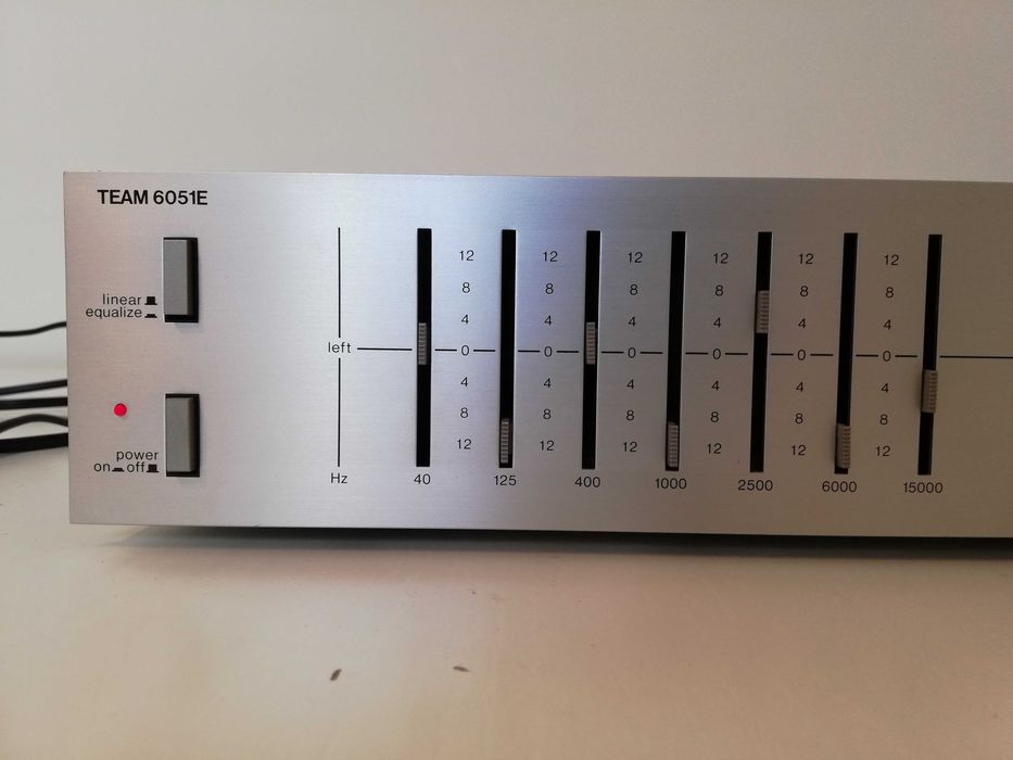 Graphic Equalizer SCHNEIDER TEAM 6051 - 7 Band /made in RFG/Impecabil