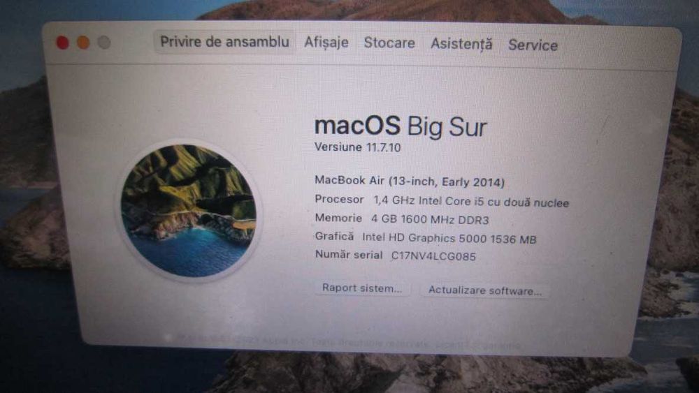 Laptop MacBook Air   I5, Early 2014